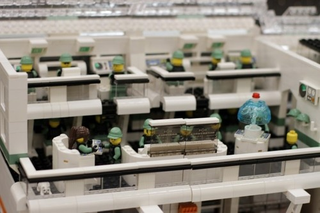 Illustration for article titled A surprisingly realistic depiction of a space habitat, entirely in lego